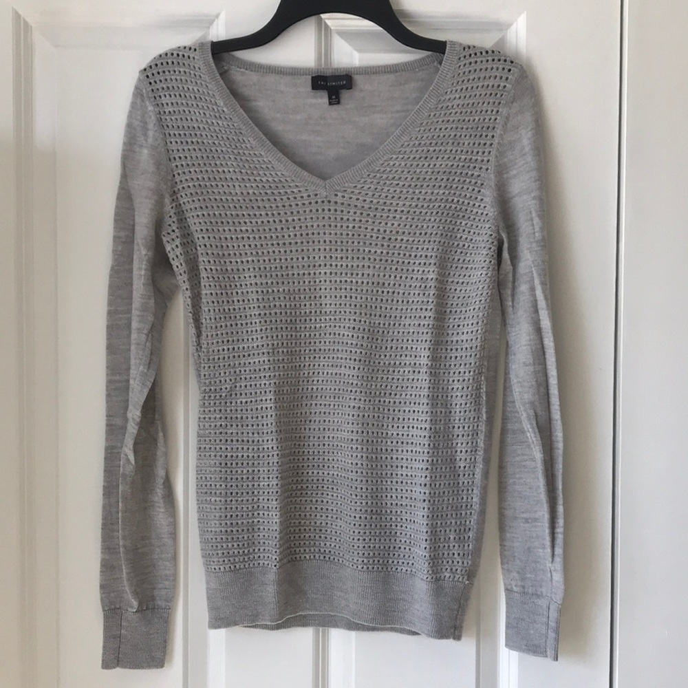 The Limited Front Knitted Long Sleeved Sweater